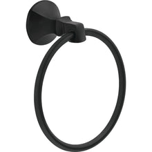 Delta 76446BL Ashlyn Towel Ring Matte Black Finish.