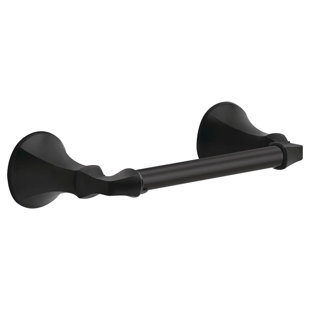 Delta 76450BL Ashlyn Pivoting Toilet Paper Holder Matte Black Finish.