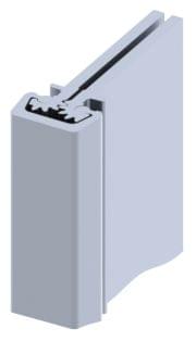 Hager 78011283CL 83" (6' 11") Concealed Leaf UL Roton Hinge with Drill Quick Screws Clear Anodized Aluminum Finish.