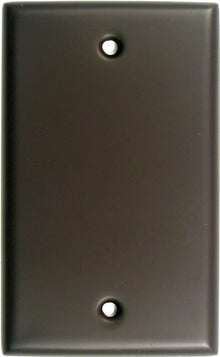 Rusticware 780ORB Single Blank Switch Plate Oil Rubbed Bronze Finish.