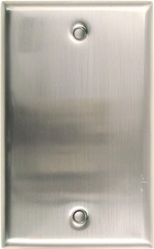 Rusticware 780SN Single Blank Switch Plate Satin Nickel Finish.