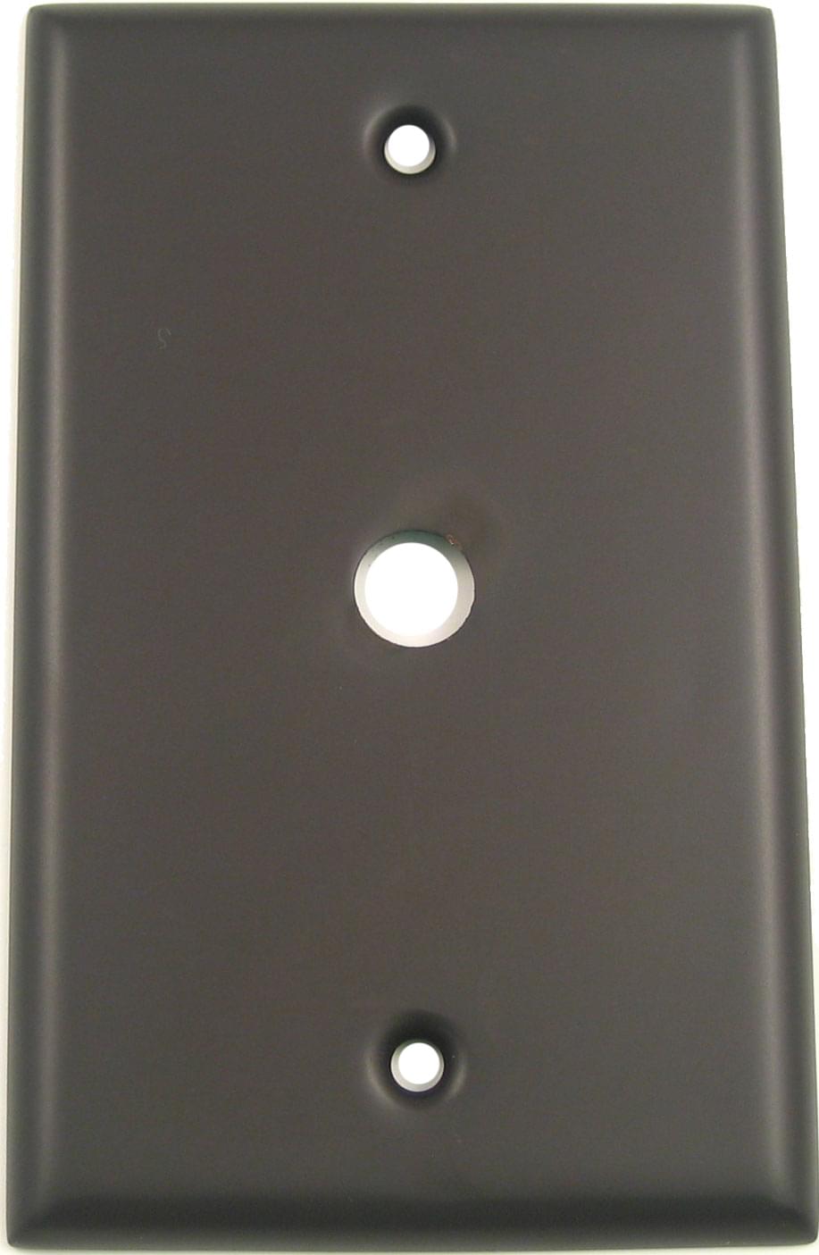 Rusticware 781ORB Single Cable Switch Plate Oil Rubbed Bronze Finish.