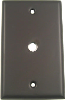 Rusticware 781ORB Single Cable Switch Plate Oil Rubbed Bronze Finish.