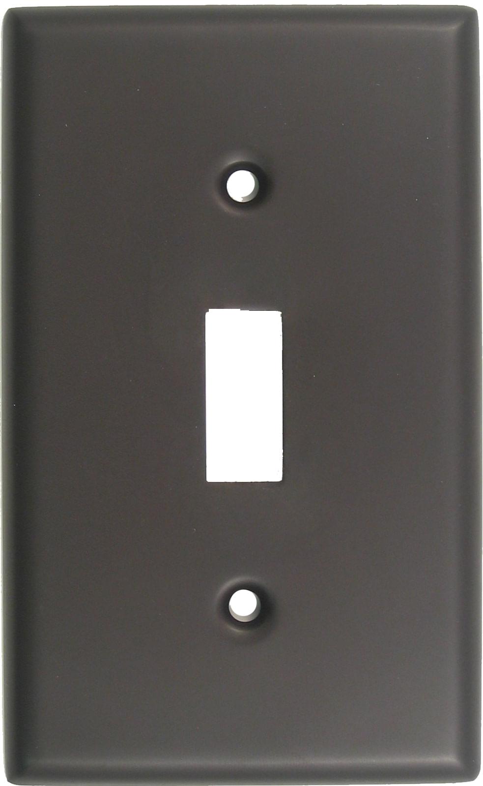Rusticware 782ORB Single Toggle Switch Plate Oil Rubbed Bronze Finish.