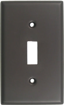 Rusticware 782ORB Single Toggle Switch Plate Oil Rubbed Bronze Finish.