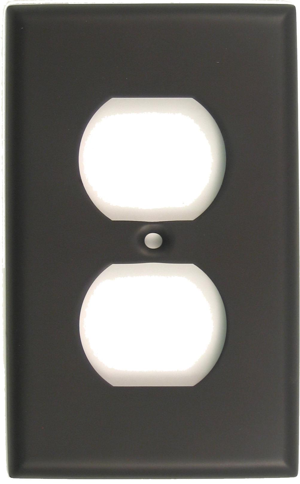 Rusticware 783ORB Single Outlet Switch Plate Oil Rubbed Bronze Finish.