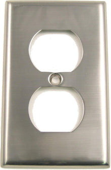 Rusticware 783SN Single Outlet Switch Plate Satin Nickel Finish.