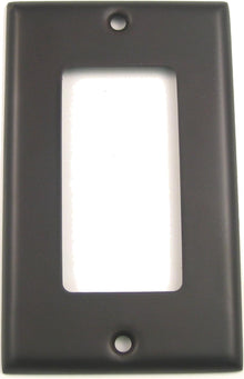 Rusticware 784ORB Single Rocker Switch Plate Oil Rubbed Bronze Finish.