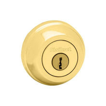 Kwikset 785-3.STRKP Double Cylinder Deadbolt with 6AL Latch and STRKP Strike Pack which includes Square Corner, Round Corner and 5303 Round Corner Full Lip Strikes Bright Brass Finish.