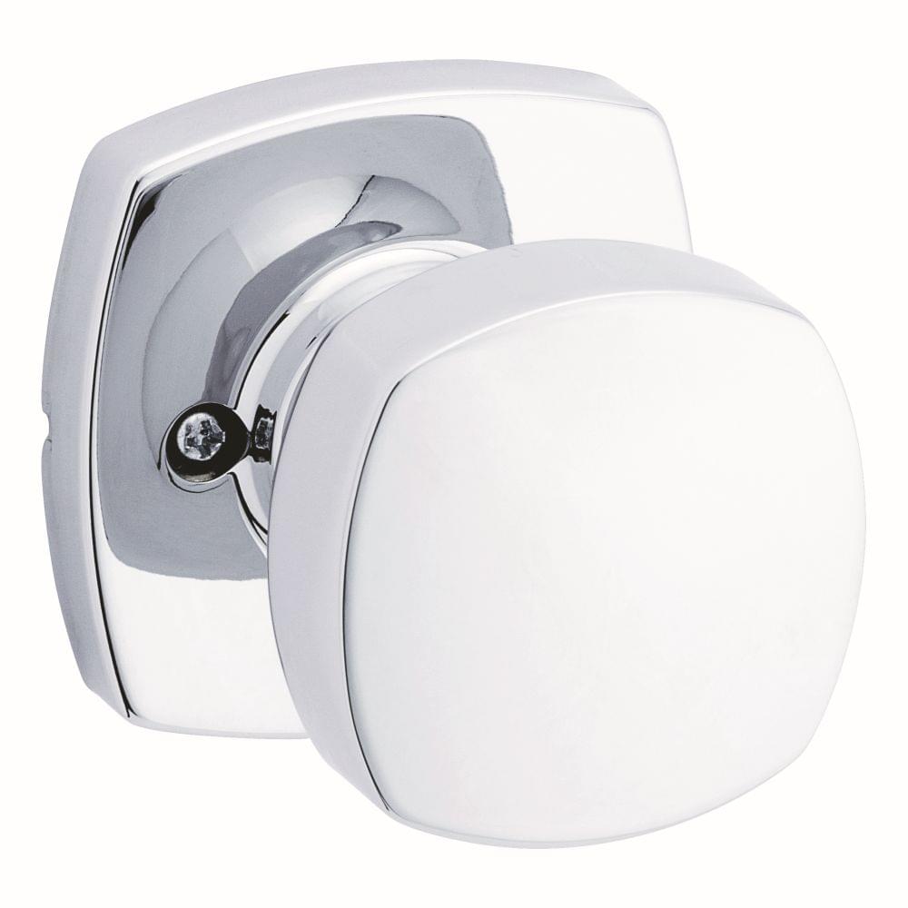 Kwikset 788AYKMDT-26 Arroyo Knob with Midtown Rose Half Dummy Bright Chrome Finish.