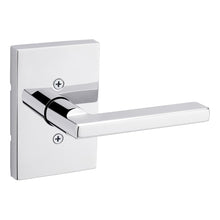 Kwikset 788HFLRCT-26 Halifax Lever with Rectangular Rose Half Dummy Door Lock Bright Chrome Finish.