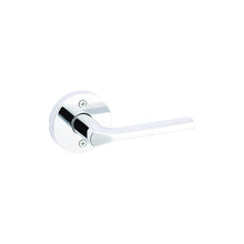 Kwikset 788LSLRDT-26 Lisbon Lever with Round Rose Half Dummy Bright Chrome Finish.