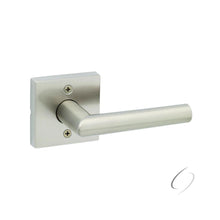 Kwikset 788MILSQT-15 Milan Lever with Square Rose Half Dummy Door Lock Satin Nickel Finish.