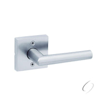 Kwikset 788MILSQT-26D Milan Lever with Square Rose Half Dummy Door Lock Satin Chrome Finish.