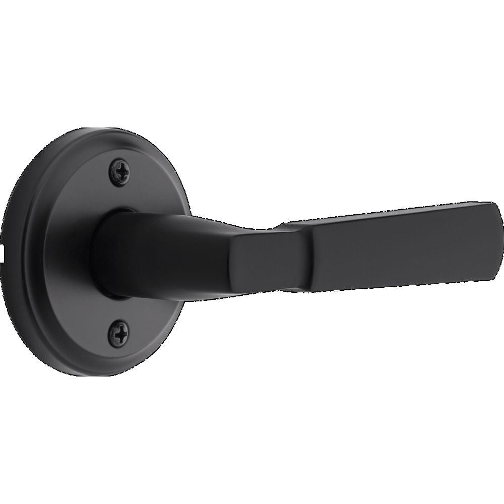 Kwikset 788PHL-514 Perth Lever Half Dummy Matte Black Finish.