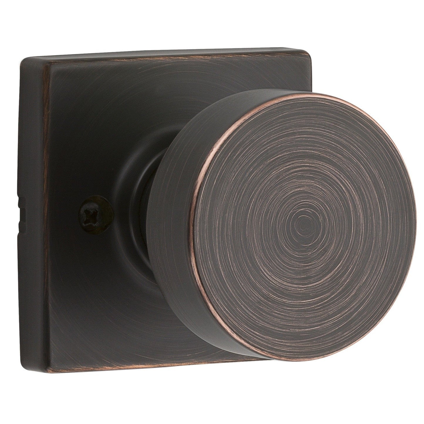 Kwikset 788PSKSQT Pismo Dummy Door Knob with Square Rose.