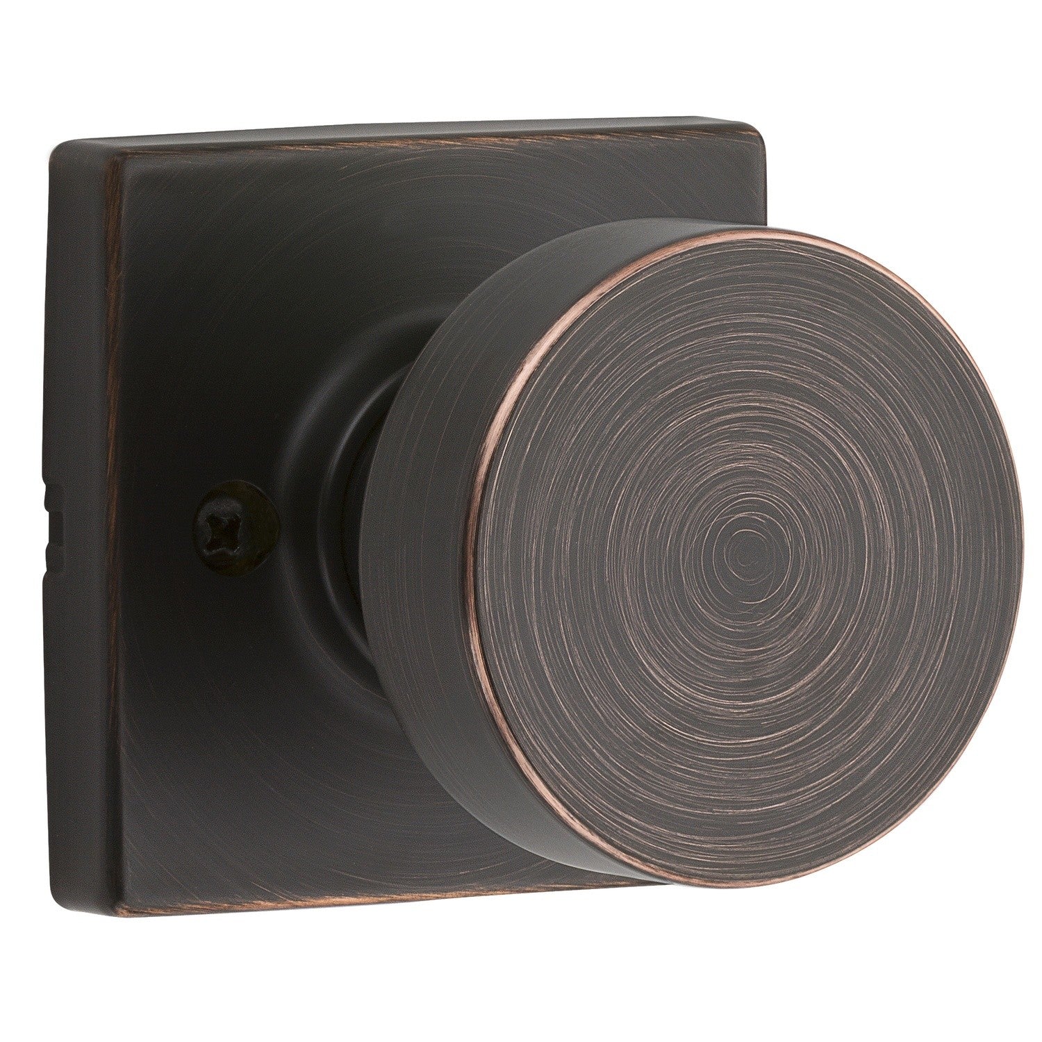 Kwikset 788PSKSQT Pismo Dummy Door Knob with Square Rose.