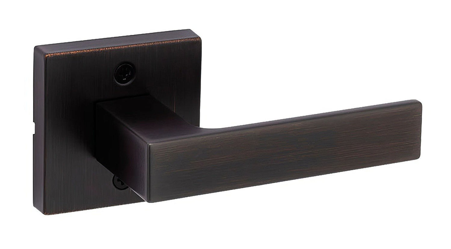 Kwikset 788SALSQT Singapore Dummy Door Lever with Square Rose.