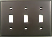 Rusticware 789ORB Triple Toggle Switch Plate Oil Rubbed Bronze Finish.