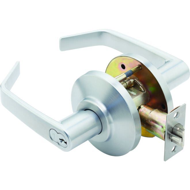 Best Access 7KC30N14DS3626 7K Series 2-3/4" Backset Passage 14 Lever and D Rose ANSI Strike