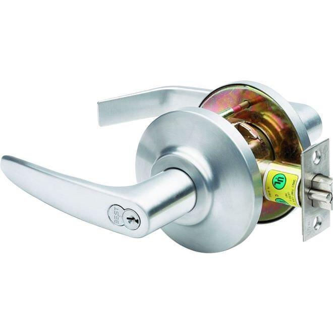 Best Access 7KC37AB16DS3626 7K Series 2-3/4" Backset 7 Pin Entry 16 Lever and D Rose ANSI Strike Less Core.