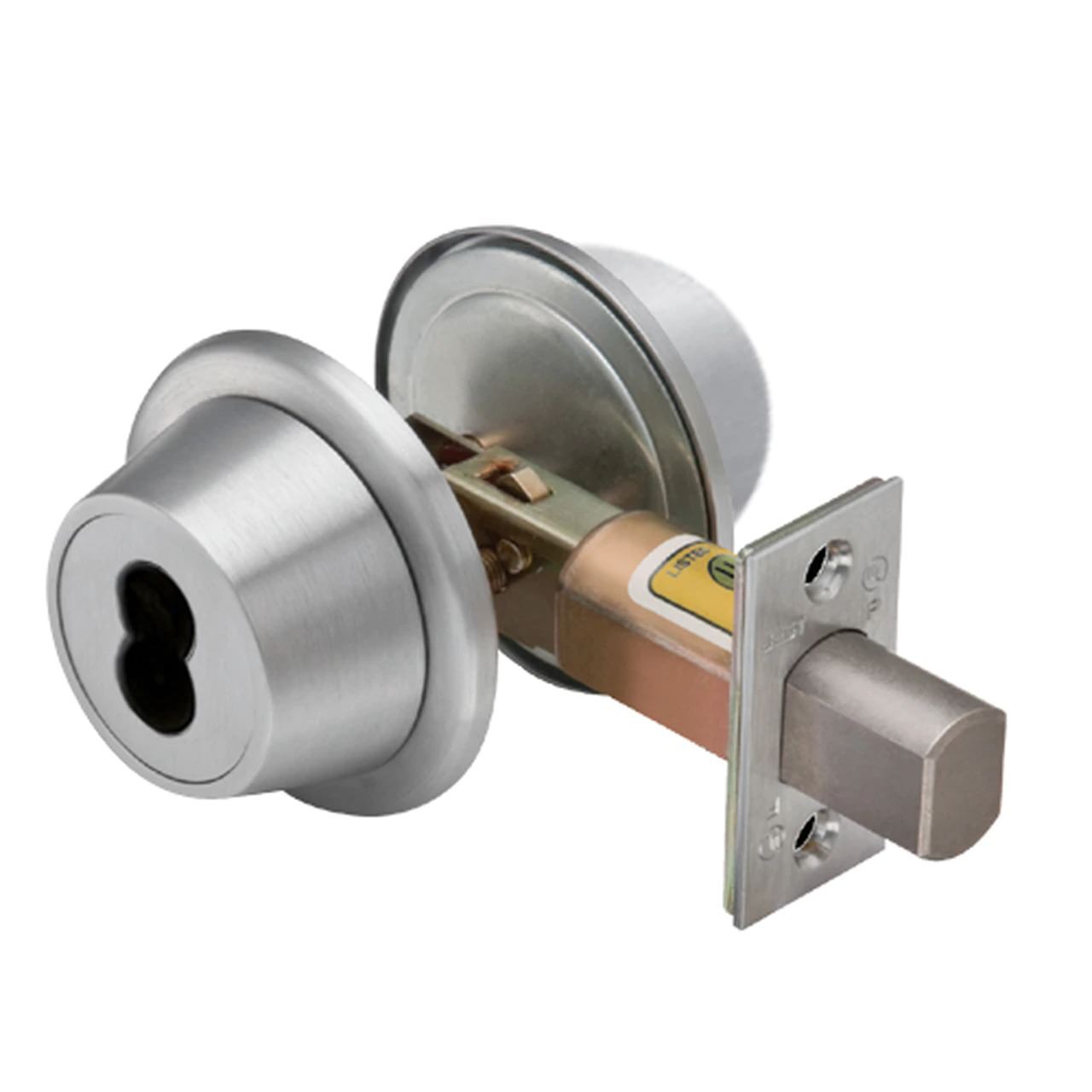 Best Access 7T27MSTK626 7T Series 2-3/8" Backset 7 Pin Double Cylinder Deadbolt Standard Strike Less Core