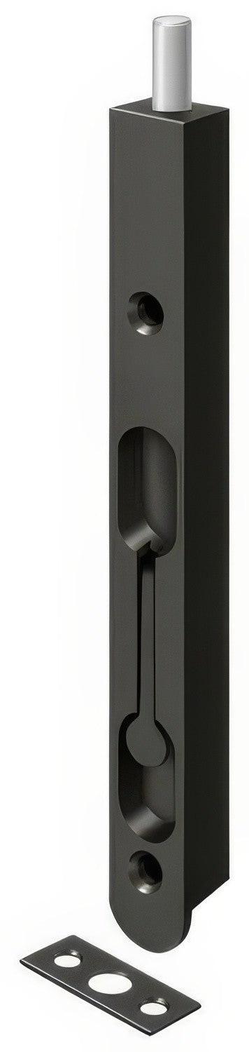 Deltana 7FBZ 7" Zinc Roind Edge Flush Bolt