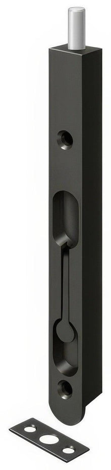 Deltana 7FBZ 7" Zinc Roind Edge Flush Bolt