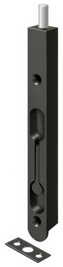 Deltana 7FBZ 7" Zinc Roind Edge Flush Bolt.