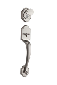 Kwikset 802AUHLIP-11P Austin Lever Dummy Exterior Handleset Venetian Bronze Finish.