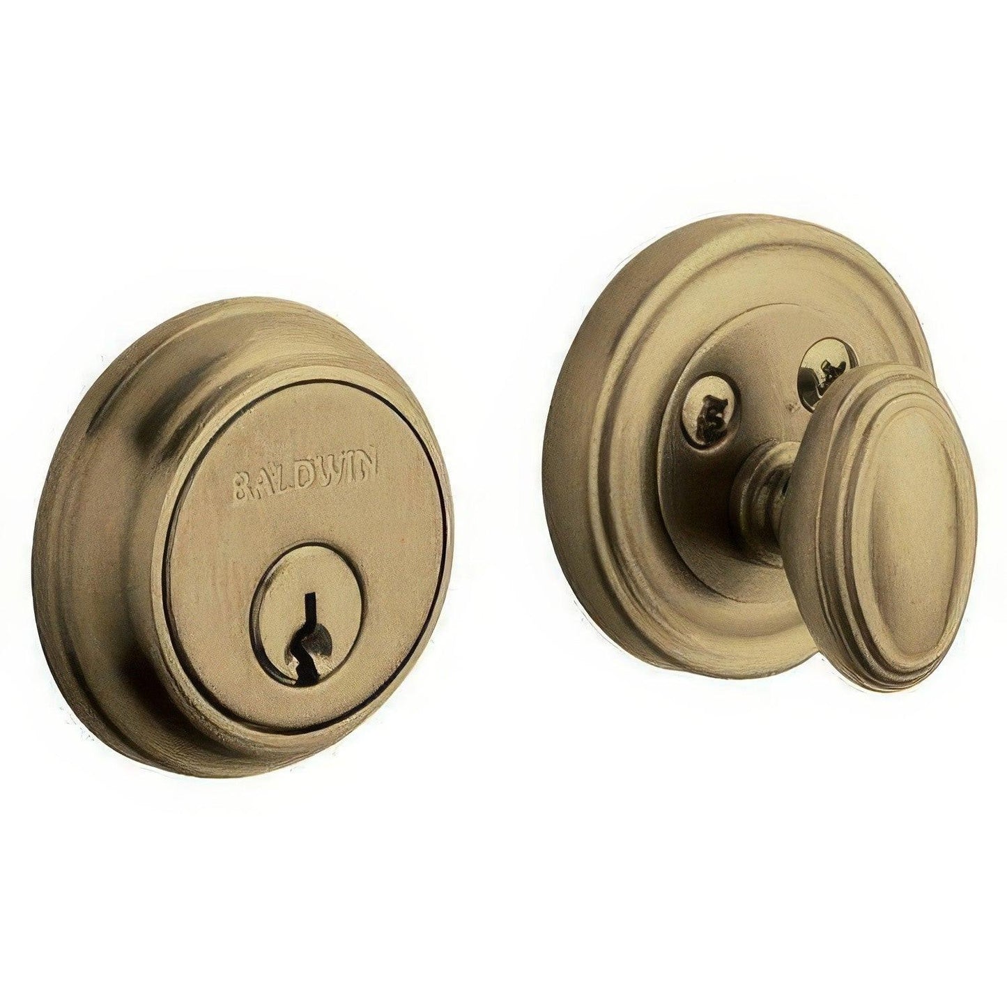 Baldwin 8031 Traditional Single Cylinder Deadbolt for 1-5/8" Bore Hole