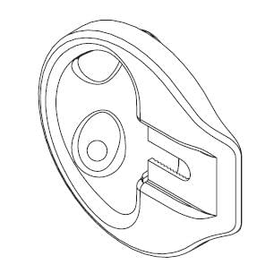 Kwikset 80318-007 Full Round Adjustable Strike Satin Nickel Finish.