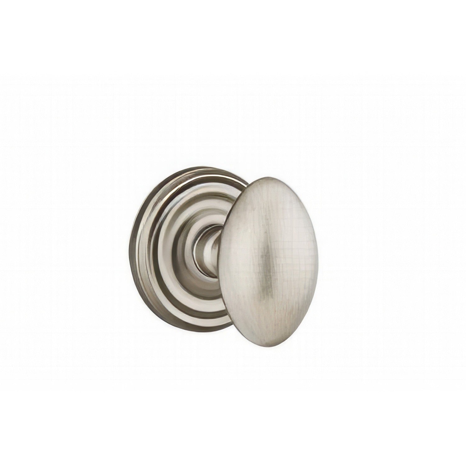 Emtek 8050EUS Egg Knob Dummy Pair With Regular Rose