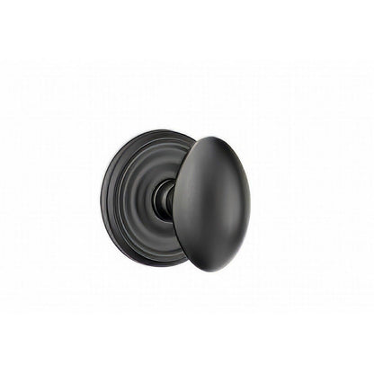 Emtek 8050EUS Egg Knob Dummy Pair With Regular Rose
