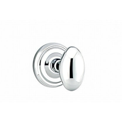 Emtek 8050EUS Egg Knob Dummy Pair With Regular Rose