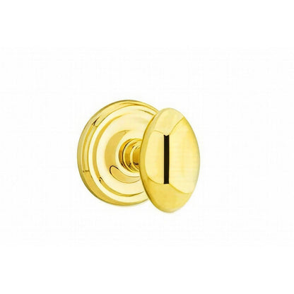 Emtek 8050EUS Egg Knob Dummy Pair With Regular Rose