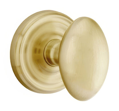 Emtek 8050EUS Egg Knob Dummy Pair With Regular Rose