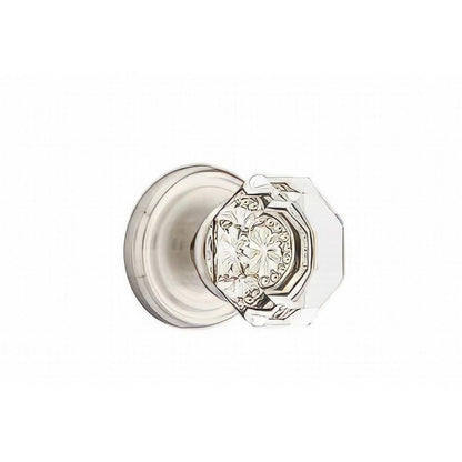 Emtek 8050OTUS Old Town Crystal Knob Dummy Pair With Regular Rose