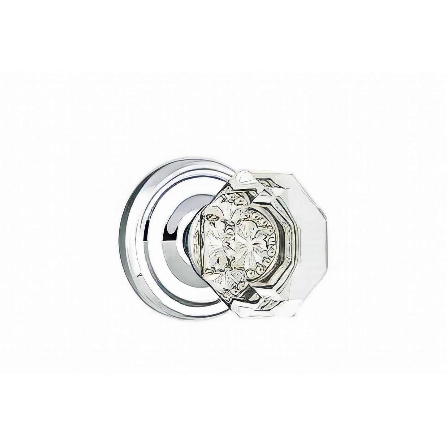 Emtek 8050OTUS Old Town Crystal Knob Dummy Pair With Regular Rose