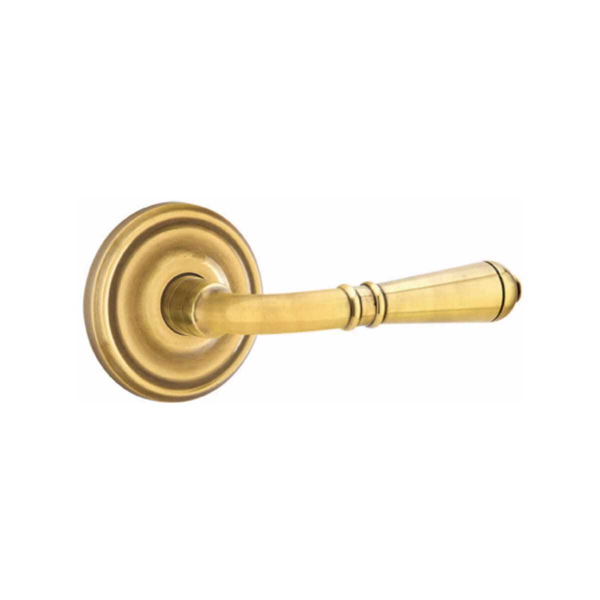 Emtek 8050TUS Turino Dummy Door Lever Pair with Regular Rose