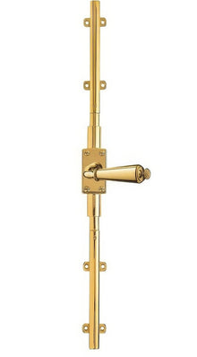 Baldwin 8105.L7LK Standard Left Hand Cremone Bolt for 7' Doors