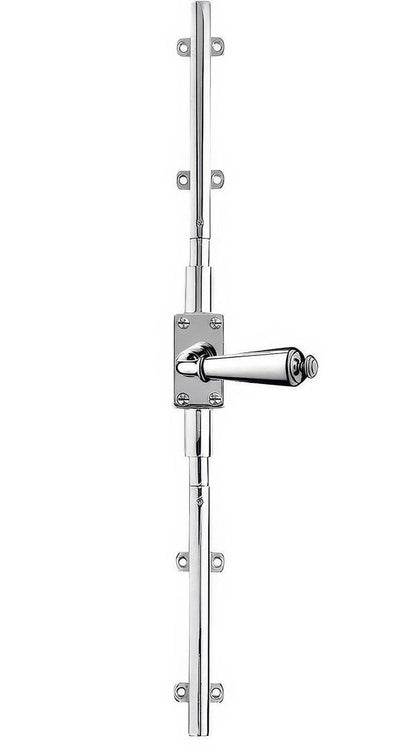 Baldwin 8105.L7LK Standard Left Hand Cremone Bolt for 7' Doors