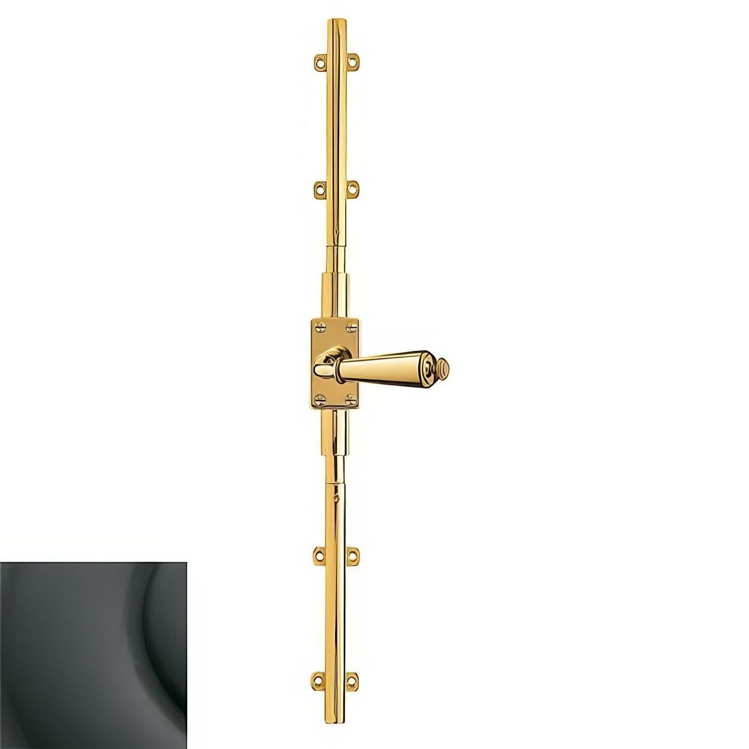 Baldwin 8105.L7LK Standard Left Hand Cremone Bolt for 7' Doors