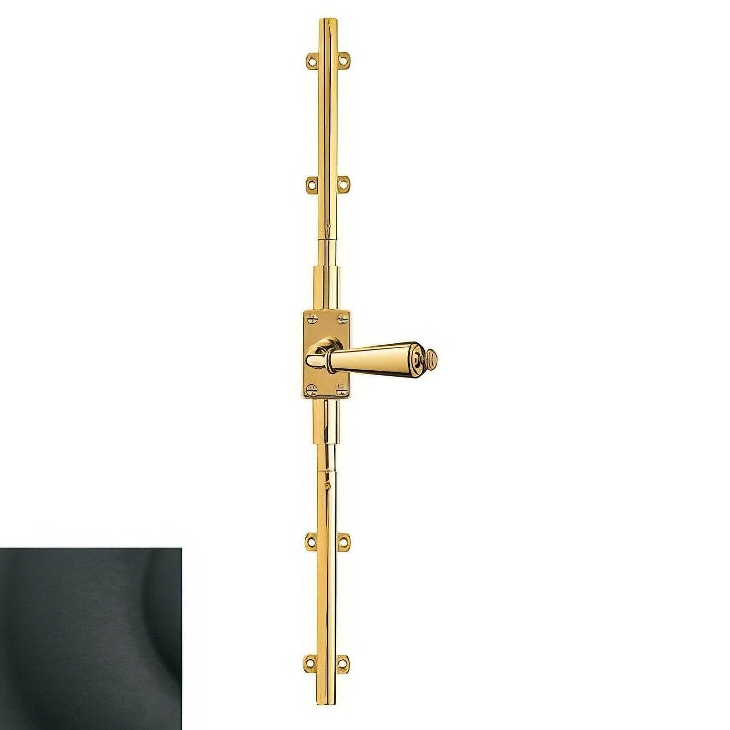 Baldwin 8105.L7LK Standard Left Hand Cremone Bolt for 7' Doors