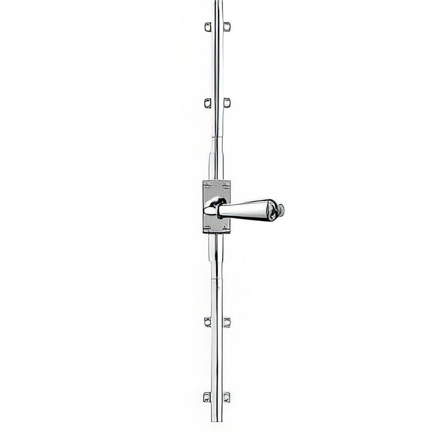Baldwin 8105.L7LK Standard Left Hand Cremone Bolt for 7' Doors