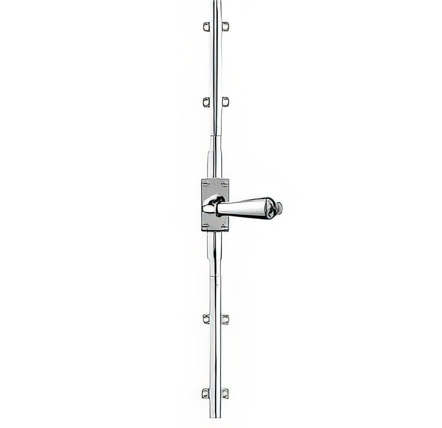 Baldwin 8105.L7LK Standard Left Hand Cremone Bolt for 7' Doors