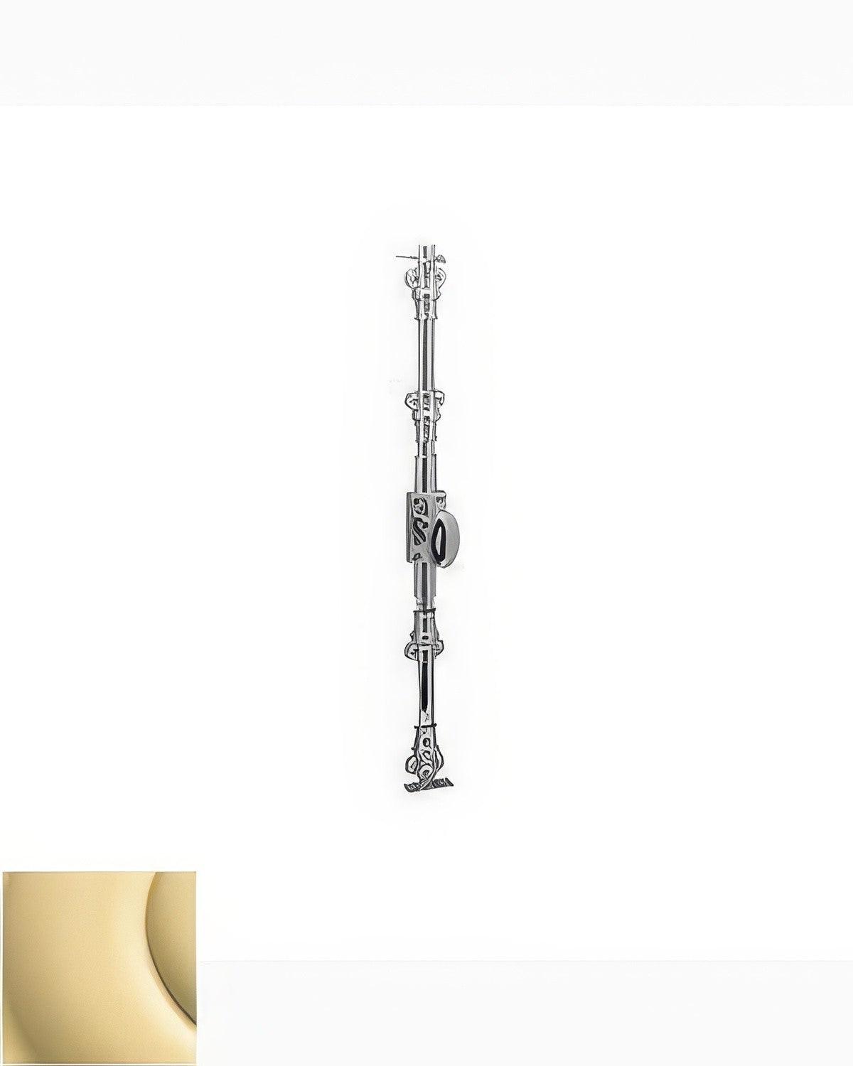 Baldwin 8106.R8LK Right Hand 8ft. Ornamental Cremone Bolt