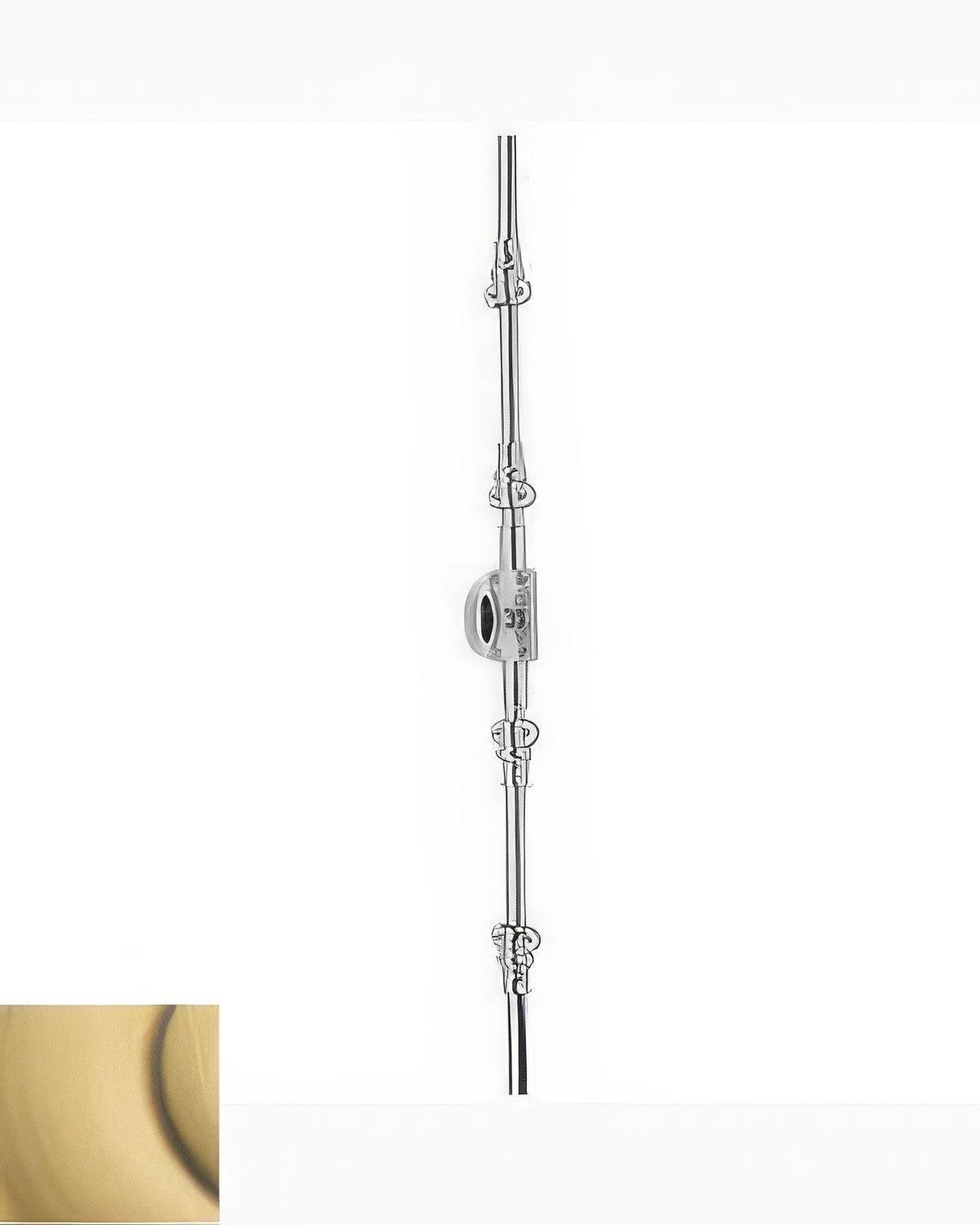 Baldwin 8106.L7LK Left Hand 7ft. Ornamental Cremone Bolt
