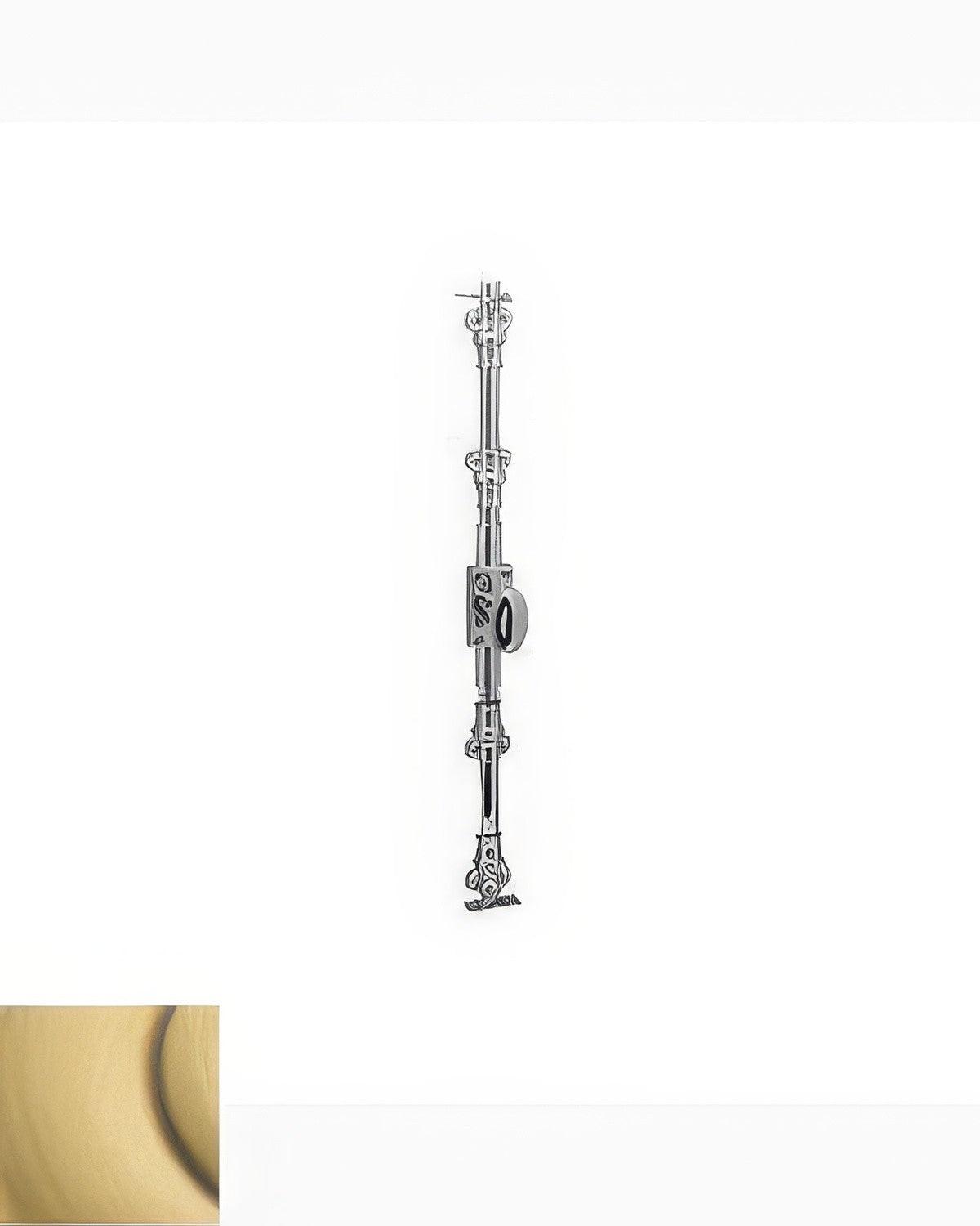 Baldwin 8106.L8LK Ornamental Left Hand Cremone Bolt for 8' Doors