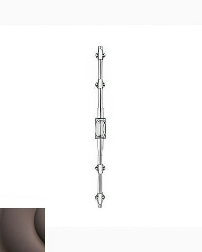 Baldwin 8107.L8LK Left Hand 8ft. Contemporary Cremone Bolt
